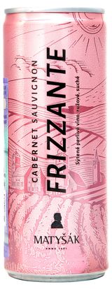 Изображение товара Игристое вино Matysak Cabernet Sauvignon Frizant розовое брют Словения, 0,25 л