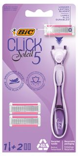Изображение товара Женская бритвенная система BIC Click 5 Soleil 1 ручка + 2 кассеты Греция