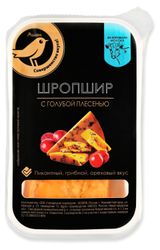 Изображение товара Сыр с голубой плесенью Шропшир АШАН Золотая птица 55% БЗМЖ, 75 г