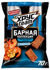 Изображение товара Сухарики Хрусteam Барная коллекция со вкусом жареные креветки в чесночном соусе, 70 г