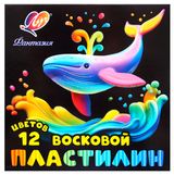 Изображение товара Пластилин «Луч» Фантазия восковой, 12 цветов