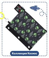 Изображение товара Пенал АШАН Красная птица Галактика 1 отделение на молнии, 250х185 мм