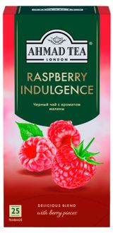Изображение товара Чай черный Ahmad Tea Малиновое лакомство, 25x1,5 г