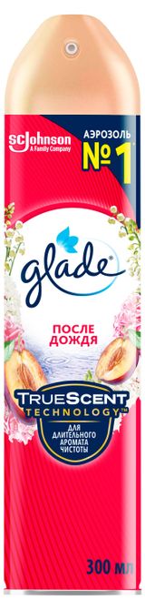 Изображение товара Освежитель воздуха Glade Аэрозоль После дождя, 300 мл