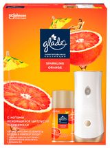 Изображение товара Автоматический освежитель воздуха Glade Sparkling Orange комплект, 269 мл