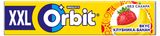 Изображение товара Резинка жевательная Orbit XXL клубника-банан без сахара, 19 г