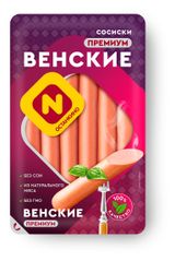 Изображение товара Сосиски вареные «Останкино» Венские премиум без сои, 300 г