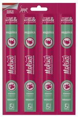 Изображение товара Лакомство для кошек и котят Molina Urinary Жевательные колбаски с индейкой Австрия, 4х5 г