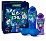 Изображение товара Набор подарочный Palmolive Сладкие сны Безмятежность Гели для душа 500 мл и 250 мл + Маска для сна 1 шт