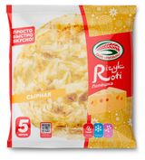 Изображение товара Лепешка пшеничная Roti Роти тонкая сырная без дрожжей замороженная 5 шт, 450 г