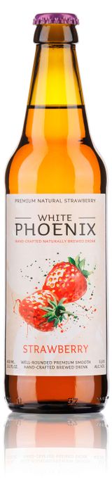 Изображение товара Медовуха White Phoenix Клубника 5,6%, 450 мл