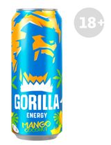 Изображение товара Напиток энергетический Gorilla Mango Coconut, 450 мл