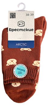 Изображение товара Носки женские «Брестские» Arctic коричневые, р 25