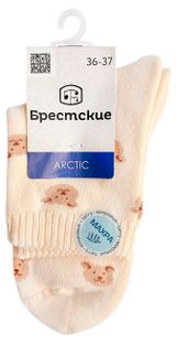 Изображение товара Носки женские «Брестские» Arctic белые, р 23