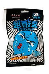 Изображение товара Конфеты леденцовые кислые Sour Candy со вкусом черники Китай, 23 г