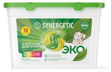 Изображение товара Капсулы для стирки Synergetic Color, 12 шт
