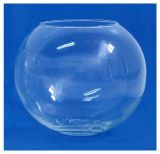 Изображение товара Ваза «ЭВИС» Кюгель стеклянная прозрачная Ø17x15 см