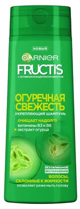 Изображение товара Шампунь для волос Garnier Fructis Огуречная свежесть, 400 мл