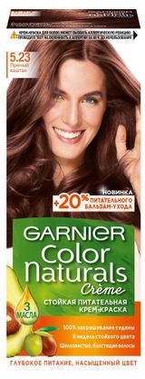 Изображение товара Крем-краска для волос Garnier Color Naturals розовое дерево тон 5.23, 112 мл