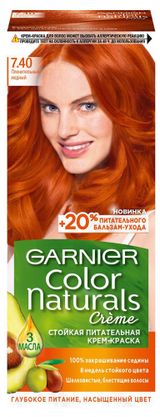 Изображение товара Крем-краска для волос Garnier Color Naturals пленительный мед тон 7.40, 112 мл
