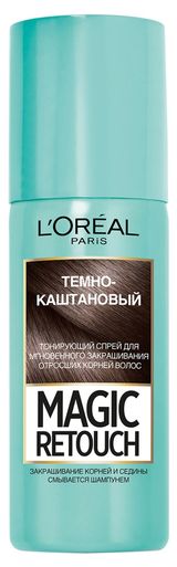 Изображение товара Спрей тонирующий для отросших корней L'Oreal Paris Magic Retouch темно-каштановый, 75 мл