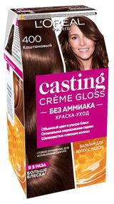 Изображение товара Краска для волос L'Oreal Paris Casting Creme Gloss каштан тон 400, 180 мл