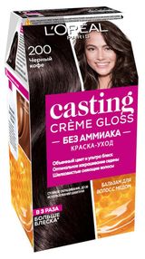 Изображение товара Краска для волос L'Oreal Paris Casting Creme Gloss черное дерево тон 200, 180 мл