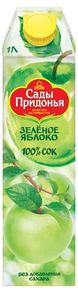 Изображение товара Сок яблочный «Сады Придонья», 1 л