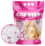 Изображение товара Наполнитель для кошачьего туалета Cat Step Crystal Pink силикагелевый, 3,8 л