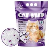 Изображение товара Наполнитель для кошачьего туалета Cat Step Crystal Lavender силикагелевый, 7,6 л