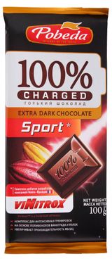 Изображение товара Шоколад горький «Победа вкуса» Charged Sport, 100 г