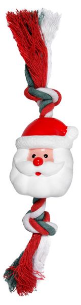 Изображение товара Игрушка для собак Triol New Year Дед Мороз с веревкой