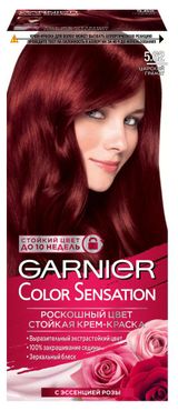 Изображение товара Крем-краска для волос Garnier Color Sensation царский ганат тон 5.62, 112 мл