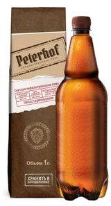 Изображение товара Пиво Peterhof светлое нефильтрованное 4,6%, 1 л