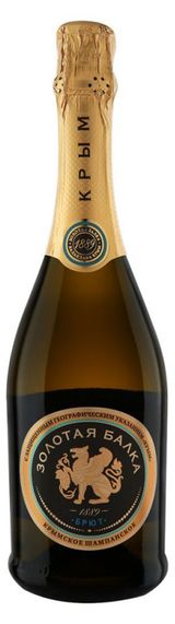 Изображение товара Игристое вино «Золотая Балка» белое брют Россия, 0,75 л