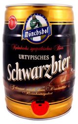 Изображение товара Пиво Monchshof Schwarzbier темное фильтрованное 4,9%, 5 л
