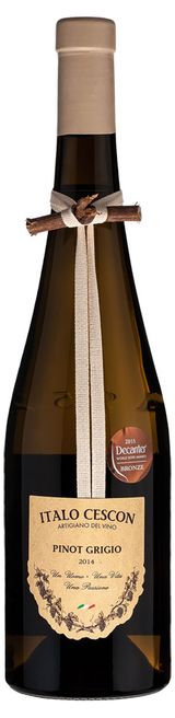 Изображение товара Вино Italo Cescon Pinot Grigio белое сухое Италия, 0,75 л