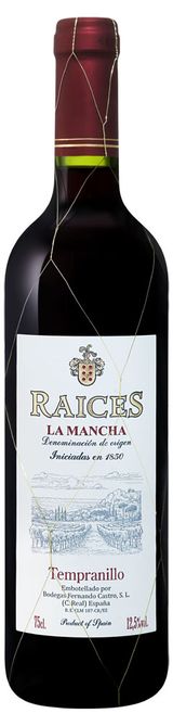 Изображение товара Вино Raices Tempranillo красное сухое Испания, 0,75 л