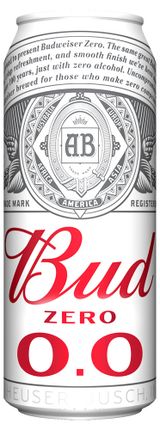 Изображение товара Пиво безалкогольное Bud фильтрованное 0%, 450 мл