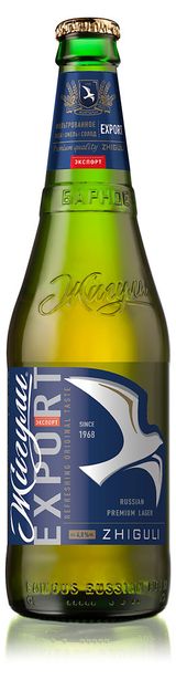 Изображение товара Пиво «Жигули» Барное Экспорт светлое фильтрованное 4,8%, 450 мл