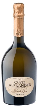 Изображение товара Игристое вино Aristov Cuvee Alexander Blanc de Noire белое экстра брют Россия, 0,75 л
