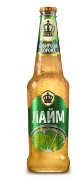 Изображение товара Пивной напиток «Сибирская Корона» Лайм светлое нефильтрованное 3,5%, 450 мл
