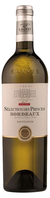 Изображение товара Вино Calvet Selection des Princes SAUVIGNON белое сухое Франция, 0,75 л