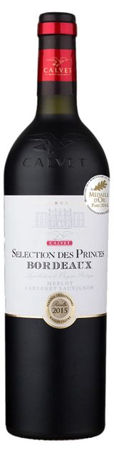 Изображение товара Вино Calvet Selection des Princes MERLOT CABERNET SAUVIGNON красное сухое Франция, 0,75 л