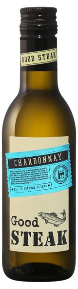 Изображение товара Вино Good Steak Chrdonnay белое сухое Россия, 0,187 л