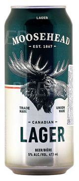 Изображение товара Пиво Moosehead Lager светлое фильтрованное 5%, 473 мл