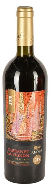 Изображение товара Вино Agora Cabernet Sauvignon красное сухое Россия, 0,75 л