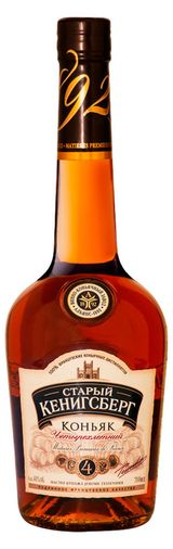 Изображение товара Коньяк «Старый Кенигсберг» четырехлетний Россия, 0,7 л