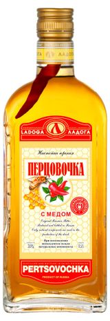 Изображение товара Настойка «Ладога» Перцовочка с медом горькая Россия, 0,5 л
