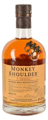 Изображение товара Виски Monkey Shoulder The Original Великобритания, 0,7 л